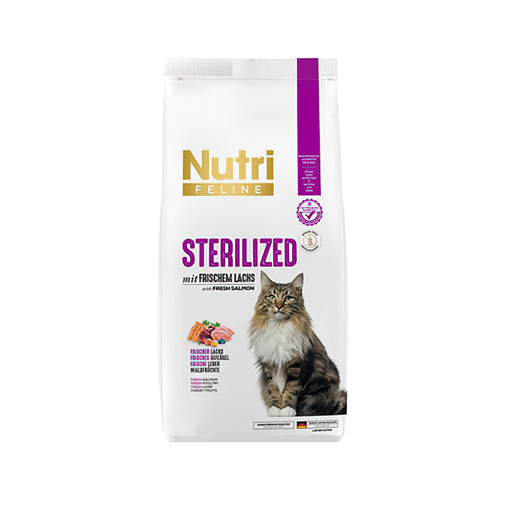 Nutri Feline Sterilized Somon Balıklı Kısırlaştırılmış Yetişkin Kedi Maması 2 kg