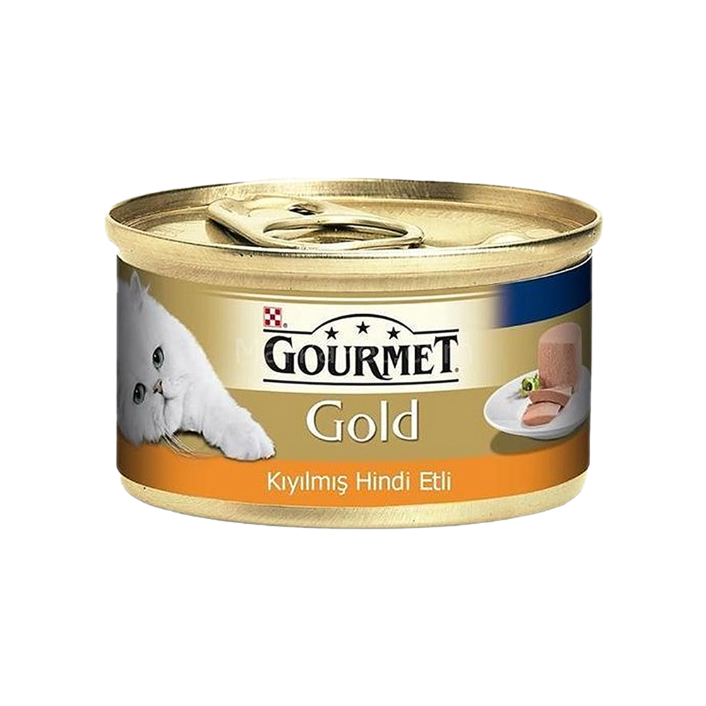 Purina Gourmet Gold Kıyılmış Hindi Etli Yaş Kedi Maması 85 g