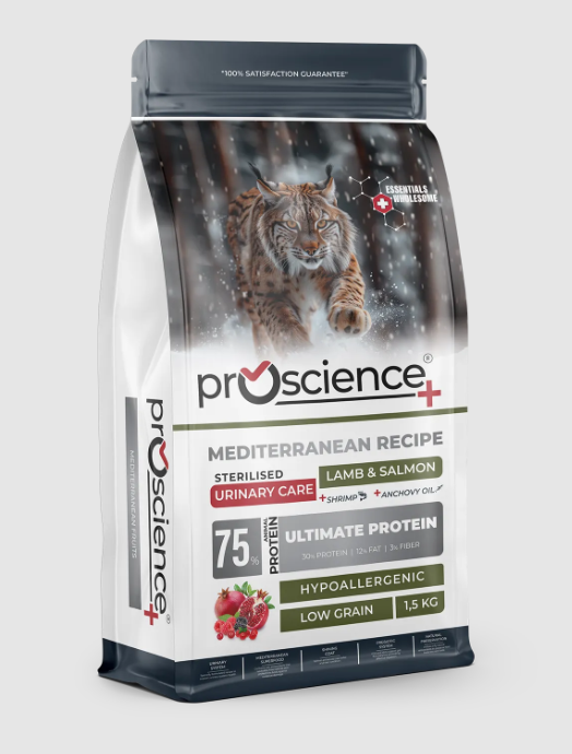 Pro Science Urinary Care Kuzu Etli ve Somonlu Kısırlaştırılmış Kedi Maması 1,5 kg